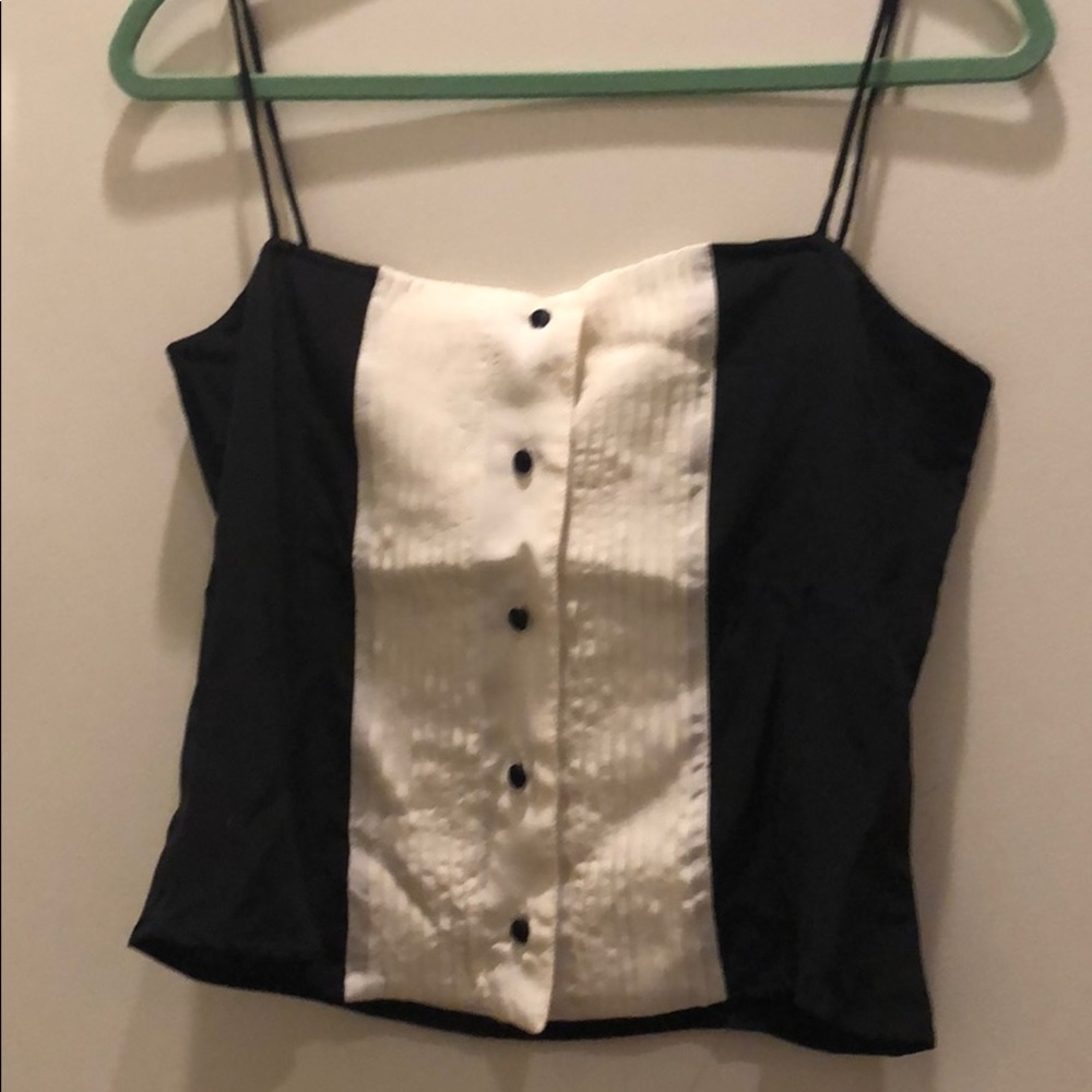Winter Kate Silk Tuxedo Tank